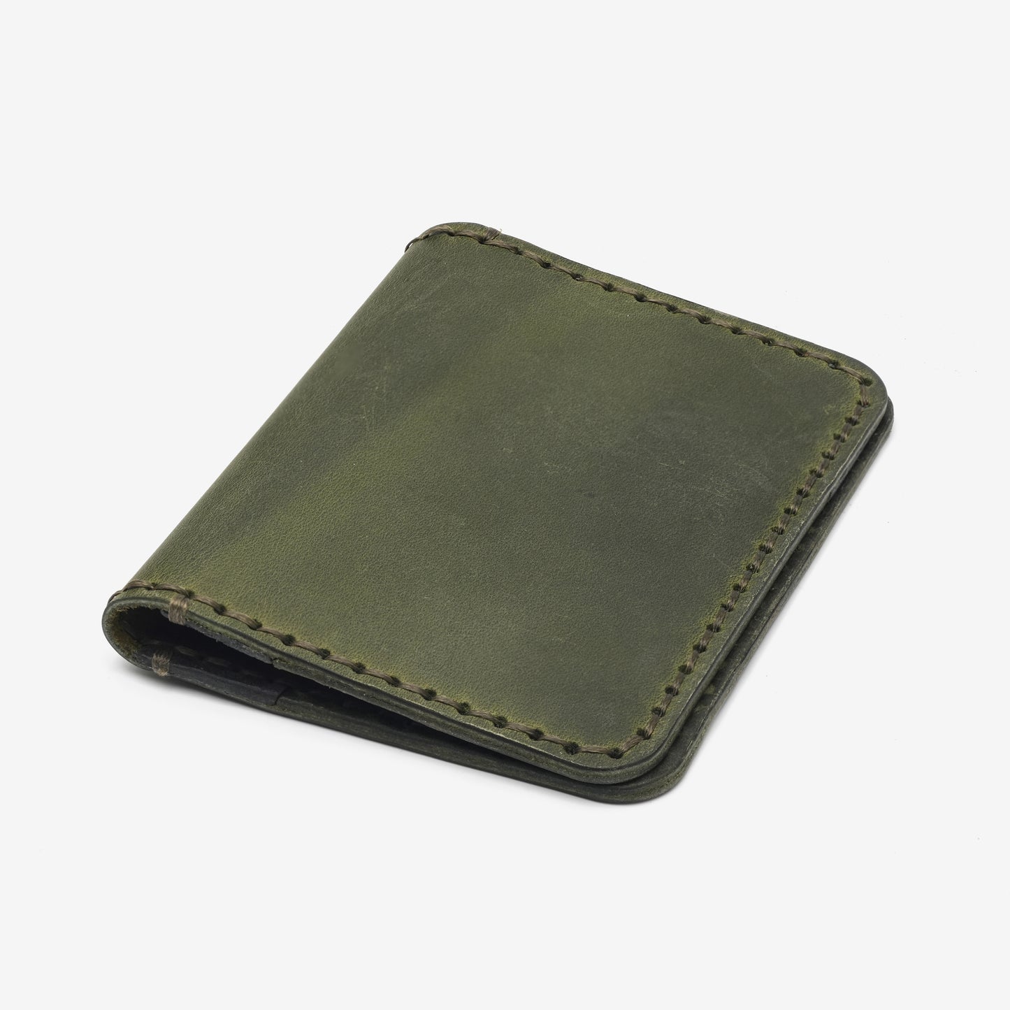 Handmade Leather Card Holder - Model 1B - O