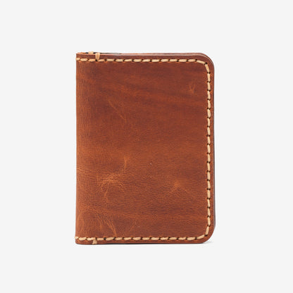 Handmade Leather Card Holder - Model 1A - O