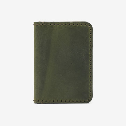 Handmade Leather Card Holder - Model 1B - O