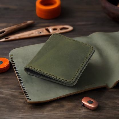 Handmade Leather Card Holder - Model 1B - E