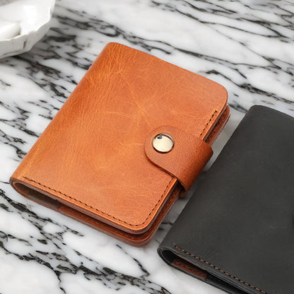 Handmade Leather Card Holder - Model 2 - E