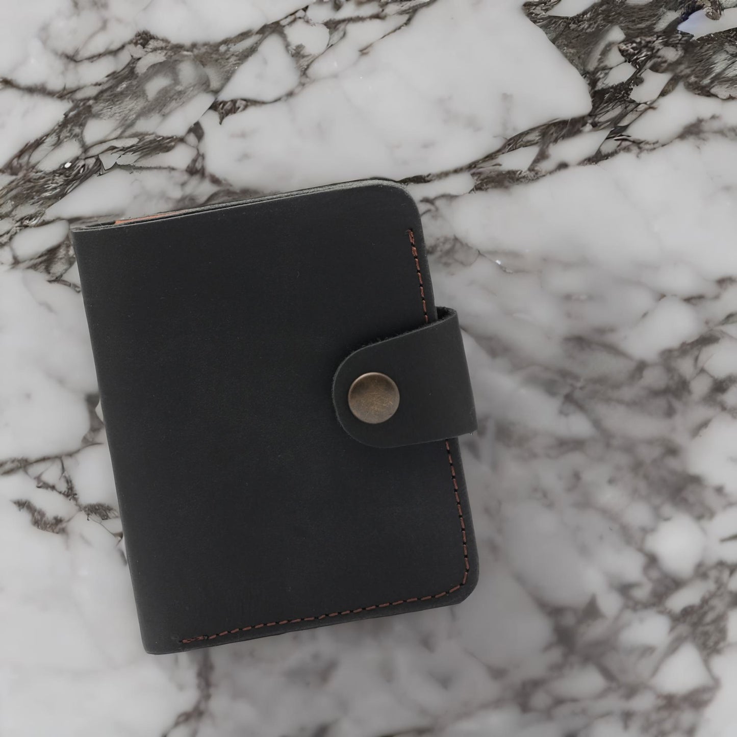 Handmade Leather Card Holder - Model 2 - E